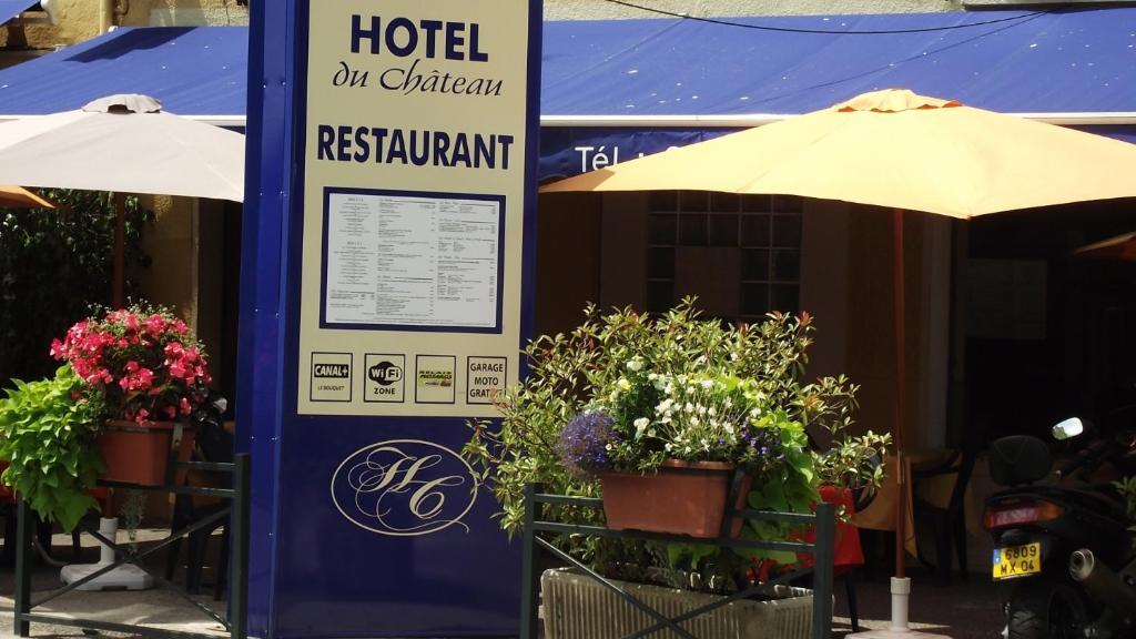 Hotel Du Chateau Chateau-Arnoux-Saint-Auban Exterior foto
