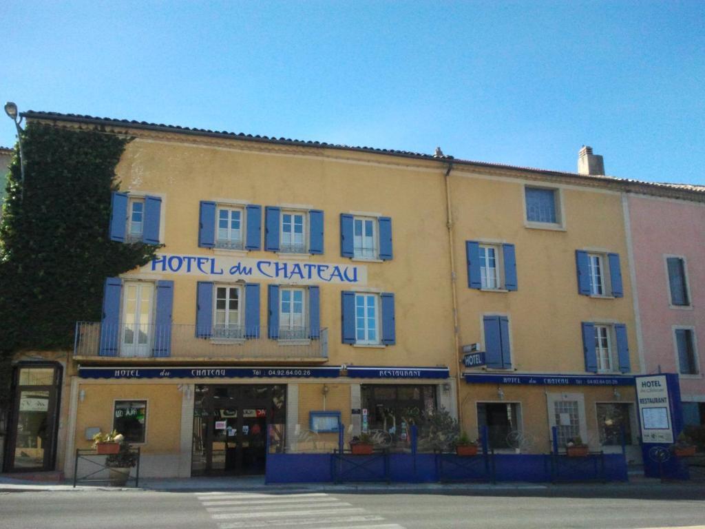 Hotel Du Chateau Chateau-Arnoux-Saint-Auban Exterior foto